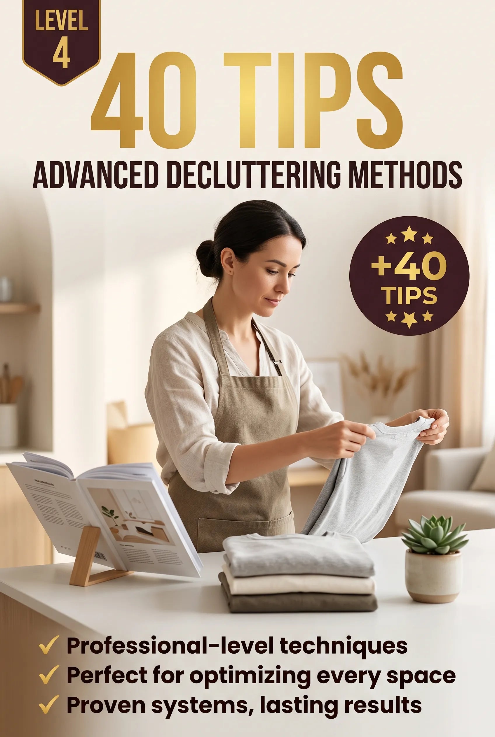 Level 4 – 40 Tips: Advanced Decluttering Methods